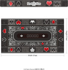 Poker Table Cloth Casino Party Decorations Playmat Texas Holdem Table Cover Play