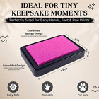 Baby Ink Pad For Hand And Footprints  Non-toxic Acid-free Keepsake Kit  Smudge-p