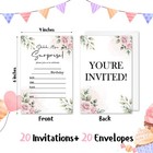 Rose Birthday Party Invitation Girl Birthday Invitations Adult 20pcs Birthday   