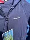 Craghoppers Insect Shield Kids 9-10 Hoodie Jacket Full Zip Navy Blue Lightweight