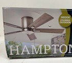 Hampton Bay Grantway 48 In  Indoor outdoor Brushed Nickel Ceiling Fan Sealed