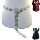 Medieval Metal Chain Belt Women s Renaissance Silver Decorative Dance Belt