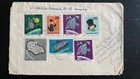 Hungary 1962 Malaria Eradication Registered Cover To Nepal Space Exploration St