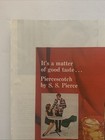 1965 Ss Pierce Scotch Print Ad Matter Of Good Taste - House Of Pierce Vtg 1960s