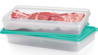 Tupperware Bacon Deli Keeper Teal Container 2x11 Meat Cheese Lot Of Choices New