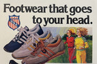 Aau Running Shoe Ad                            Footwear That Goes To Your Head 