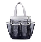 7 Pocket Mesh Shower Caddy Tote - Great For College And Gym   Assorted Colors
