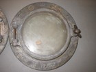 Pair Of Vintage Wc Wilcox Crittenden Number 6 Porthole Port Hole Ship Boat Cabin