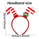 Red White Candy Cane Headband Christmas Headbands For Adults Christmas Holiday 