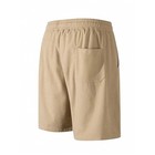 Men s Summer Solid Corduroy Shorts Drawstring Casual Elastic Waist Fashion Gift