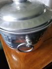 Vintage Aluminum Ice Bucket Made In Italy -  Hammered Admiration Product Ny Used