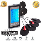 Tens Unit Rechargeable Muscle Stimulator Massager Pain Relief Dual Channel 