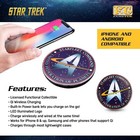 Star Trek Illuminating Wireless Charger With Built-in Backup Battery Pack