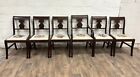 Vintage Regency Duncan Phyfe Style Needlepoint Dining Chairs - Set Of 6