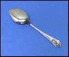 1930s Wallace Rose Point Sterling Silver Jelly Server Spoon