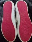 Blowfish Malibu Floral Lace Up Canvas Sneakers Zipper Accent Kids Size 3