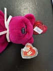 New Face Nf Magenta Ty Beanie Baby 2nd Gen 1st Tush Authenticated Mwmt-mq
