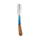 Wood Resin Straight Edge Barber Razor Shavette Japanese Kamisori For Ac Blades