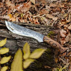 Custom Handmade Carbon Steel Machete Full Tang Hunting  camping Knife With Cover