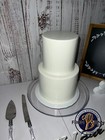2 Tier Fake Cake 12 Inches Tall - Add Wedding Cake Toppers   Cake Decorations
