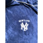 Vintage Puma Yankees Velour Velvet  Track Jacket Full Zip Mlb New York Blue Xl