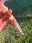 Aurora Borealis Rainbow Obsidian Mule Deer Stone Volcanic Display Knife   Knive