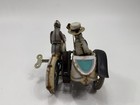 Vintage Tin Litho Paya Spain 1-804 Wind Up Motorcycle W sidecar