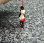 1940s Celluloid Mickey Mouse Cracker Jack Toy Charm Walt Disney Cartoon Vintage