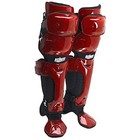  S4 0 Catcher s Leg Guards 14  Scarlet