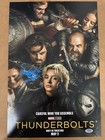 Sebastian Stan Signed Thunderbolts Poster Winter Soldier Autograph Proof Psa Coa
