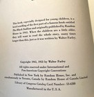 Big Black Horse Vintage Hc Hardcover Book Walter Farley Random House 1953 Ed