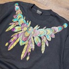 Vintage 90s Screen Stars Native American Butterfly Feather T-shirt Single Stitch