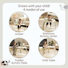 4-in-1 Jump   Play Stationary Activity Center  Baby Jumper With Lights   Music 