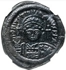 Justinian The Great  ad 527-565  Ae Follis Or 40 Nummi  36 Mm  11h  Ngc Xf
