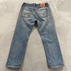 Vintage Levi   s 501 Button Fly Denim Jeans 34x31  fit 31x28 5  Distressed Faded