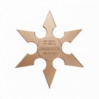 Presale  Japanese Shuriken Shaped  1 Oz Copper Medal  chinese Star  5k Mintage 
