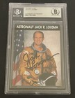 Jack Lousma Nasa Signed Custom Card Autographed Bas Slabbed Astronaut Skylab 98