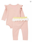 2 Piece Set Cotton On Baby The In-character Set Pink Zepher Daisy Size 6-12m New