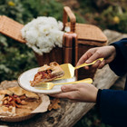 Roxburgh Wedding Cake Knife And Server Set  Engraved Mr And Mrs Gold Forks Cake