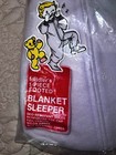 Vintage Toddler Blanket Sleeper Size 1 Lavender New