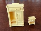Vtg Playmobil Victorian Mansion Bedroom Parts   Pieces Lot Beds Dresser Blankets