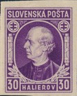 Stamp Slovakia Sc 28-9 1939 Wwii Imperf Andrej Hlinka Mnh