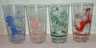 1949 Li l Abner Schmoo Glasses   1977 Kickapoo Joy Juice Glass - 7 In All