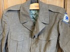 Vintage Wool Ike Army Wwii Military Jacket 40r Patches