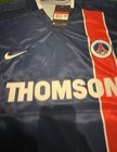 Psg 2002-2003 Home Ronaldihno  21 Soccer Jersey Size L