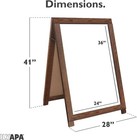 2 In 1 A Frame Sign Holder   Whiteboard Sign Dual Sided Magnetic Sandwich Board