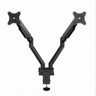 Dual Monitor Arm Mount Desk Stand Adjustable Vesa 10-27 Double Screen Fullmotion