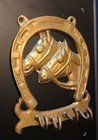 Vtg 2 Horse Head   Horseshoe Design- Key Holder A Key Rack