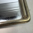 Vintage Mirrored Vanity Tray Hollywood Regency Brass-tone Rail - Used