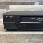 Sharp Vc-a582u Vcr Vhs Video Cassette Player Recorder 4-head No Remote - Tested